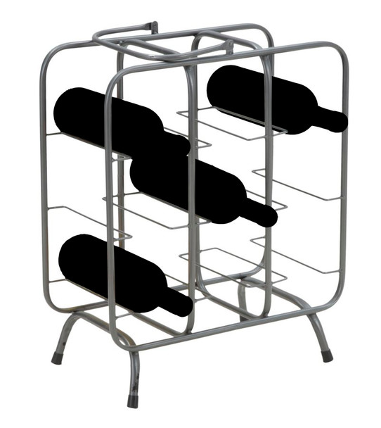 Bottle Rack Square (9 Bottles) Cm 40x23x47,5