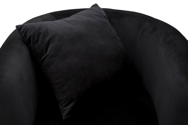 Fotelja Bucarest Black Cm 76x74x71