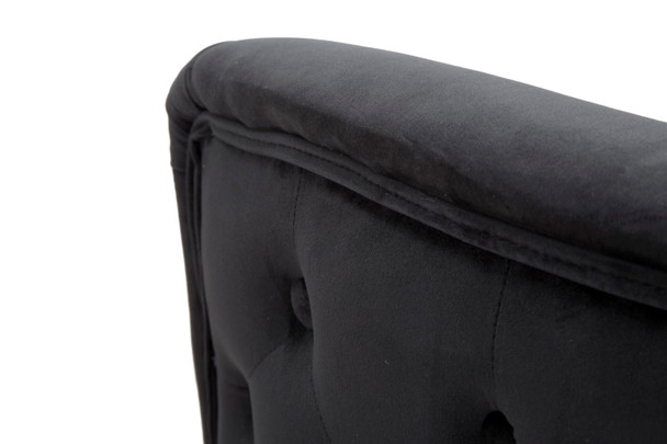 Fotelja Bucarest Black Cm 76x74x71