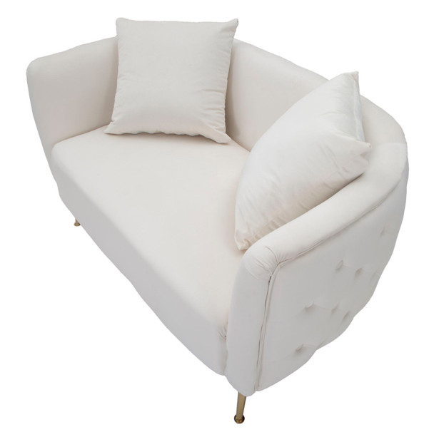 Bukurešt Krem Sofa Cm 127x74x73