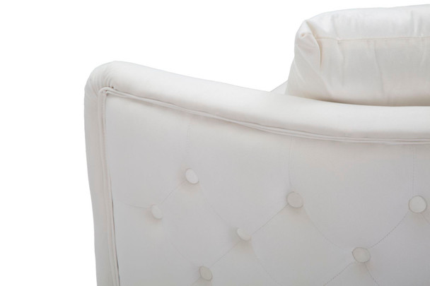 Bukurešt Krem Sofa Cm 127x74x73