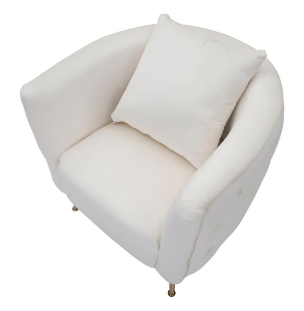 Fotelja Bucarest Crema Cm 76x74x73