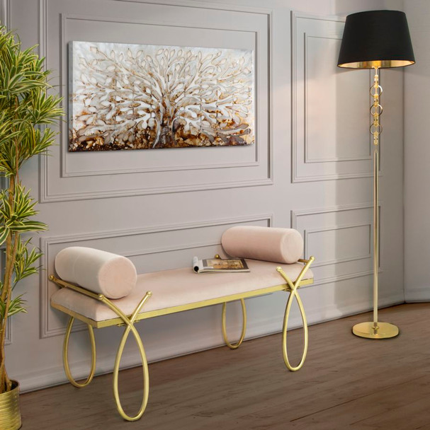 Klupa Roza Cm 112,5x49x53