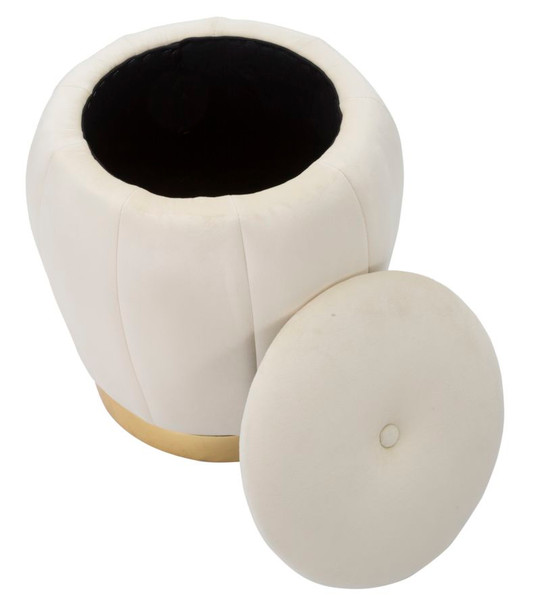 Taburet/Sprema Paris Crema/Zlato Cm Ø 43x43