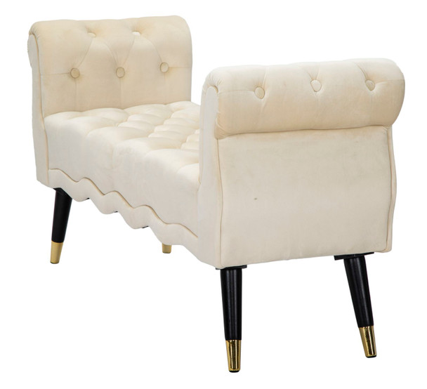 Klupica Paris Crema/Gold Cm 120x40x60