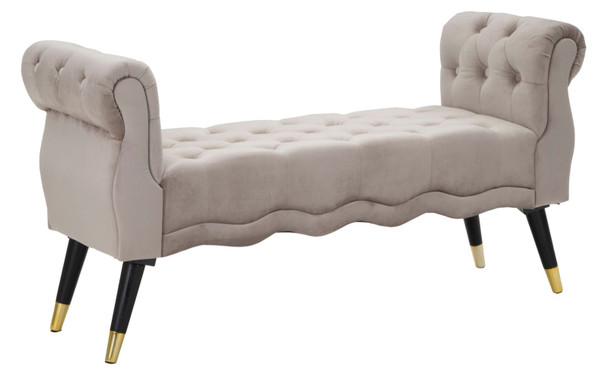 Klupica Paris Grigia/Zlato Cm 120x40x60