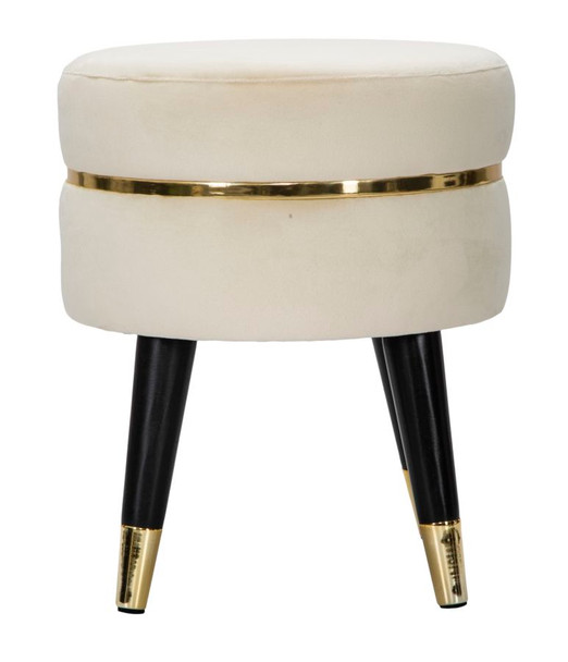 Taburet Paris Crema/Gold Cm Ø 35x40,5