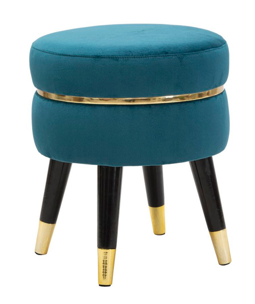 Taburet Paris Teal/Gold Cm Ø 35x40,5
