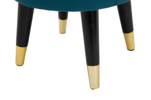 Taburet Paris Teal/Gold Cm Ø 35x40,5