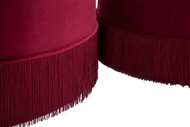Puff/Storage Lines Novi Par Bordeaux Cm Ø 71x41-55x33