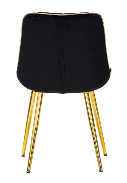 Stolica Paris Nera/Gold Set 2kom Cm 51x59x79