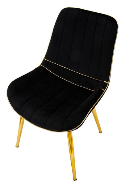 Stolica Paris Nera/Gold Set 2kom Cm 51x59x79