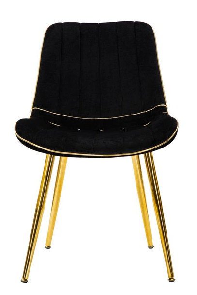 Stolica Paris Nera/Gold Set 2kom Cm 51x59x79