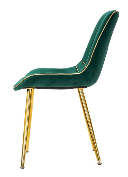 Stolica Paris Verde/Gold Set 2kom Cm 51x59x79