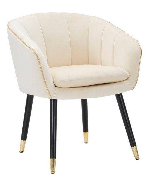 Fotelja Paris Crema/Gold Cm 62x58x78