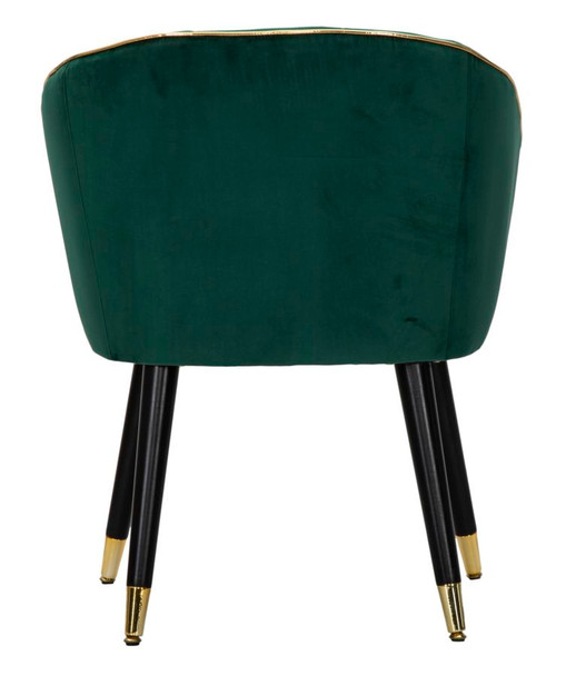 Fotelja Paris Verde/Gold Cm 62x58x78