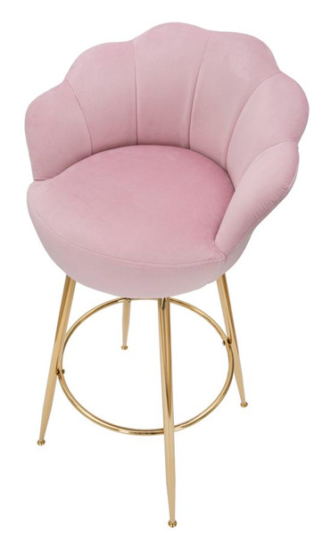 Barski Stolac Bar Vienna Rosa Cm 55x53x110