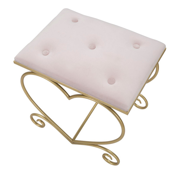Taburet Srce Rosa Cm 50x37,5x51,5