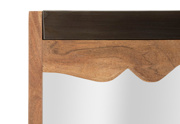 Zidno Ogledalo Yellowstone Cm 120x4x72 (Nilotica Cacia Wood)