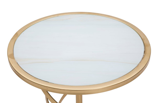Stol Glam Spirala Cm Ø 38x61,5