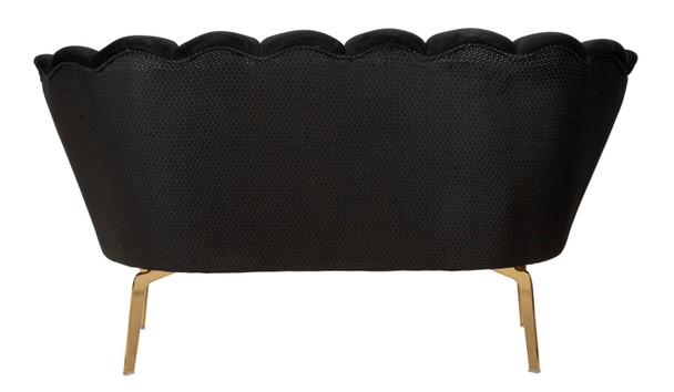 Sofa' Vienna Plus Black Cm 136x76x78