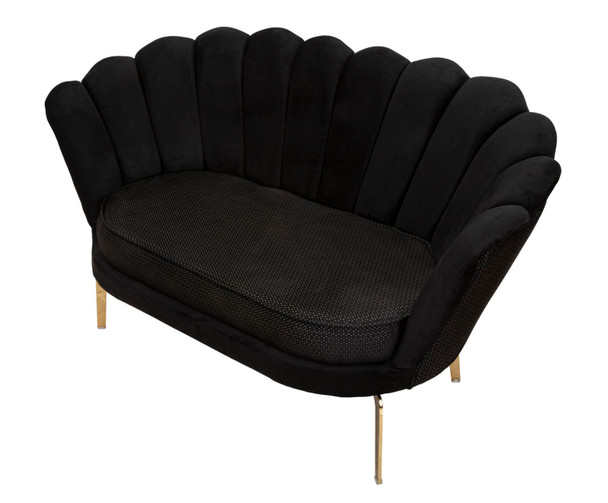 Sofa' Vienna Plus Black Cm 136x76x78