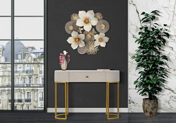 Konzola Montpellier Krem Cm 100x40x75