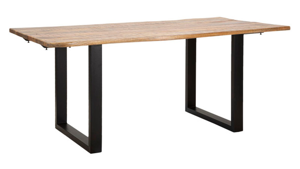 Rub Za Blagovaonski Stol -Razugljiv- Cm 180x90x77-Ukupna Duljina 280 (Mango Drvo)