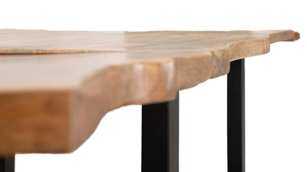 Rub Za Blagovaonski Stol -Razugljiv- Cm 180x90x77-Ukupna Duljina 280 (Mango Drvo)