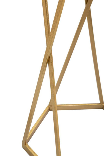 Stol Esagonal Set 2kom Cm Ø 50x100-40x80