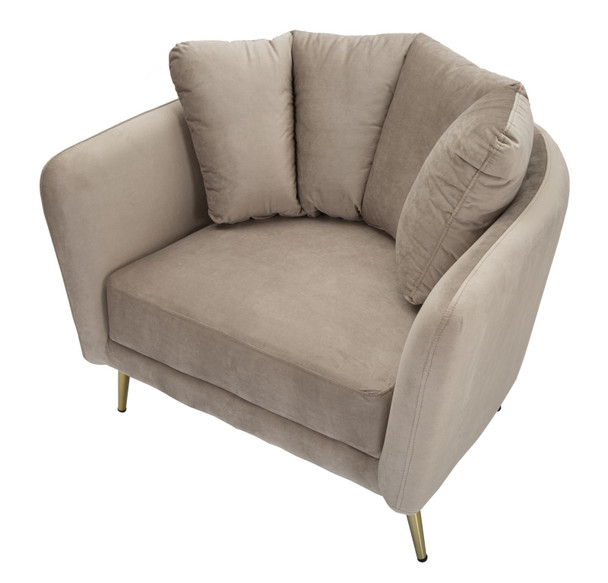 Fotelja Kijev Siva Cm 88x77x74