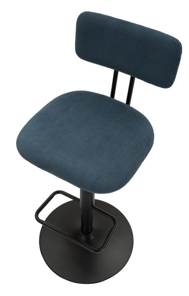 Barski Stolac Sa Podizanjem Light Navy Cm 41x47,5x85-106,5(Sjedalo Cm 61-83) Set 2kom