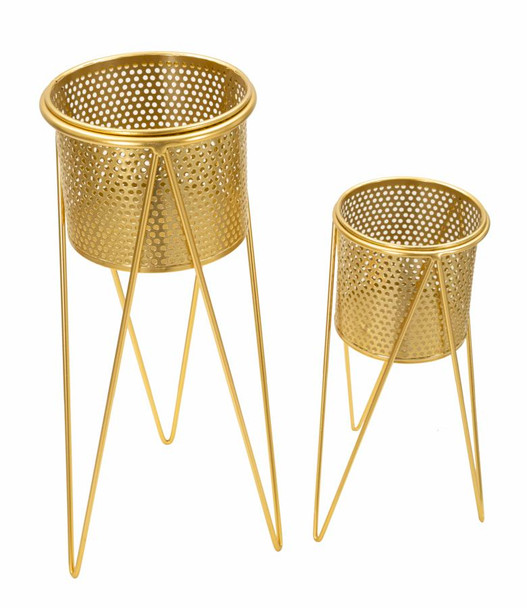 Držač Za Vazu Glat Set 2 Kom Cm 21x20x46-18x18x32