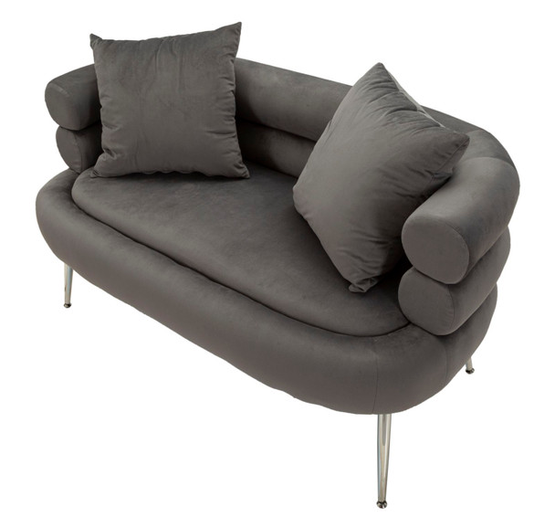 Sofa Silvery Plus Sa Jastukima Cm 133x68x69