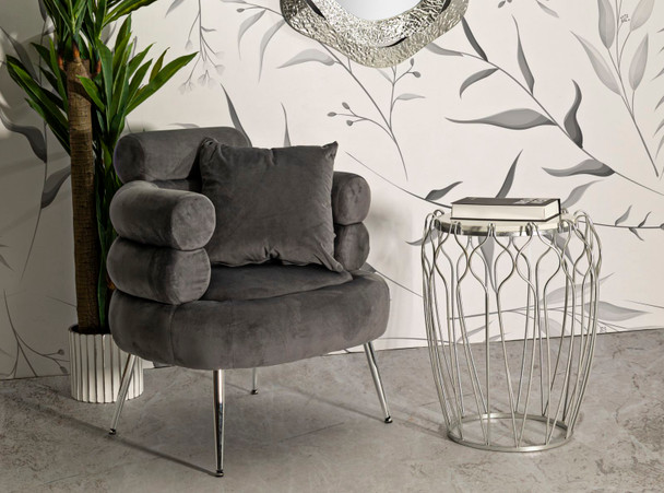 Fotelja Silvery Plus Sa Jastukom Cm 78x68x85