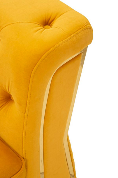 Fotelja Emy Mustard S Jastukom Cm 104x83x76