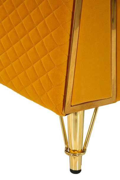 Fotelja Emy Mustard S Jastukom Cm 104x83x76
