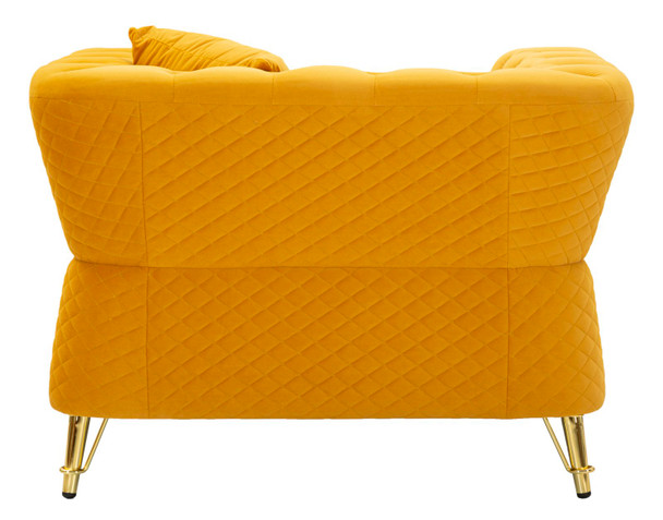 Fotelja Emy Mustard S Jastukom Cm 104x83x76
