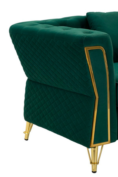 Fotelja Emy Green Sa Jastukom Cm 104x83x76