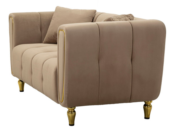 Sofa Alma Siva Sa Jastukima Cm 155x81x71
