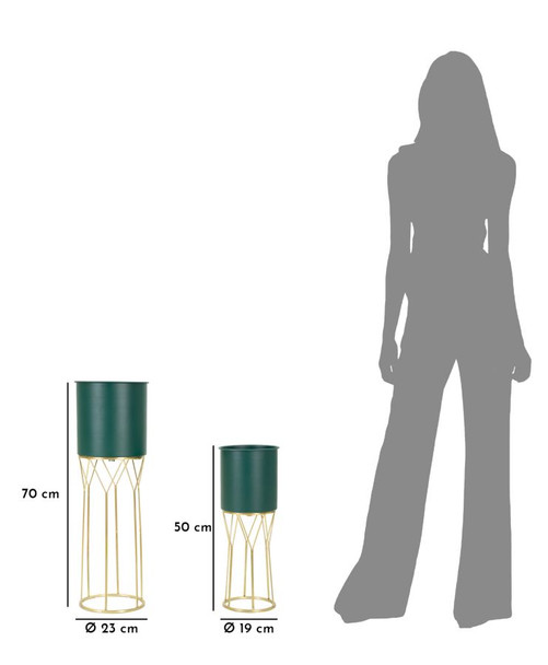 Držač Za Vaze Grent Stalak Set 2 Kom Cm Ø 23x70-19x50