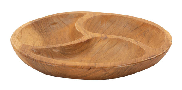 Pladnjak 3 Dijela Teak Cm Ø 25.5x3