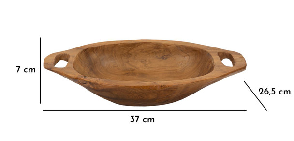 Pladnjak Wan Teak Cm 37x26,5x7