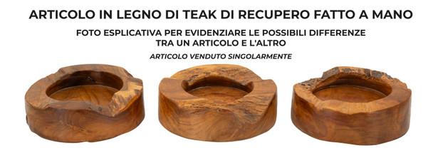 Pladnjak Erusi Plus Teak Cm Ø 21x6