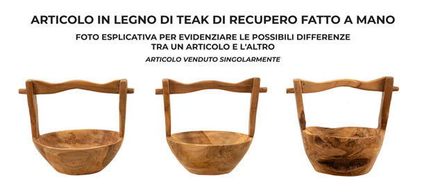 Pladnjak Timbo Teak Cm 32x25x27
