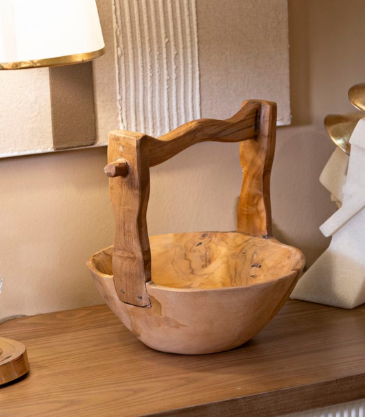 Pladnjak Timbo Teak Cm 32x25x27