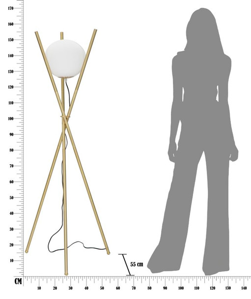 Podna Svjetilka Glamy X Cm Ø 55x155