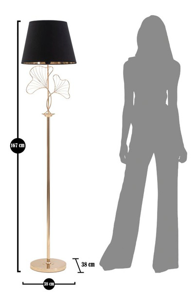 Podna Lampa Listići Cm Ø 38x167