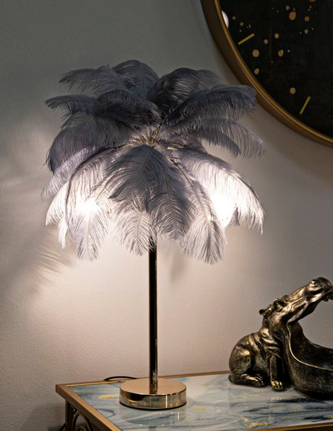 Stolna Lampa Palm Grey Cm Ø 55x60