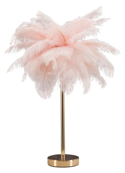 Stolna Lampa Palm Pink Cm Ø 40x55
